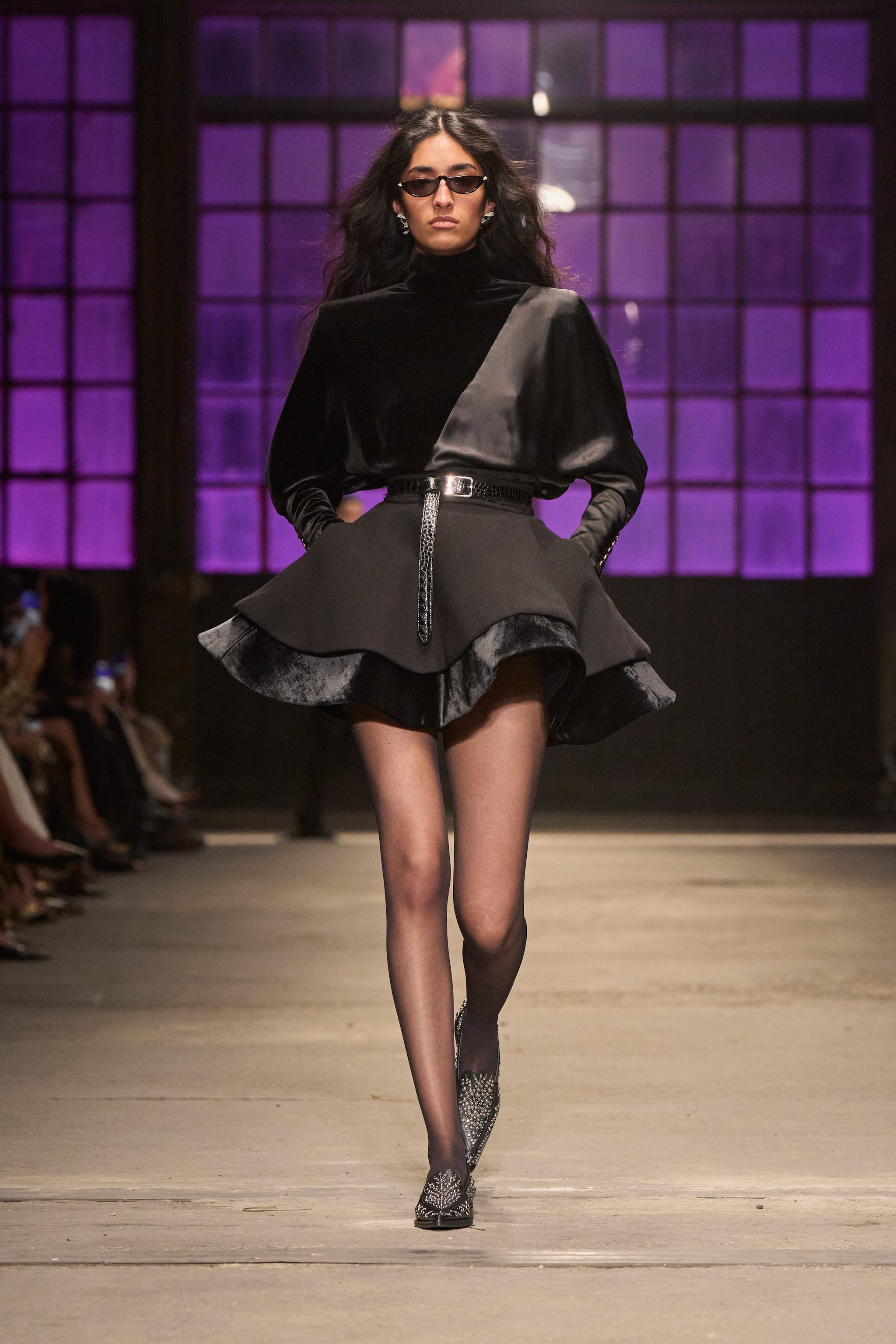 Un look dalla sfilata Autunno/Inverno 2026–2027 di Roberto Cavalli