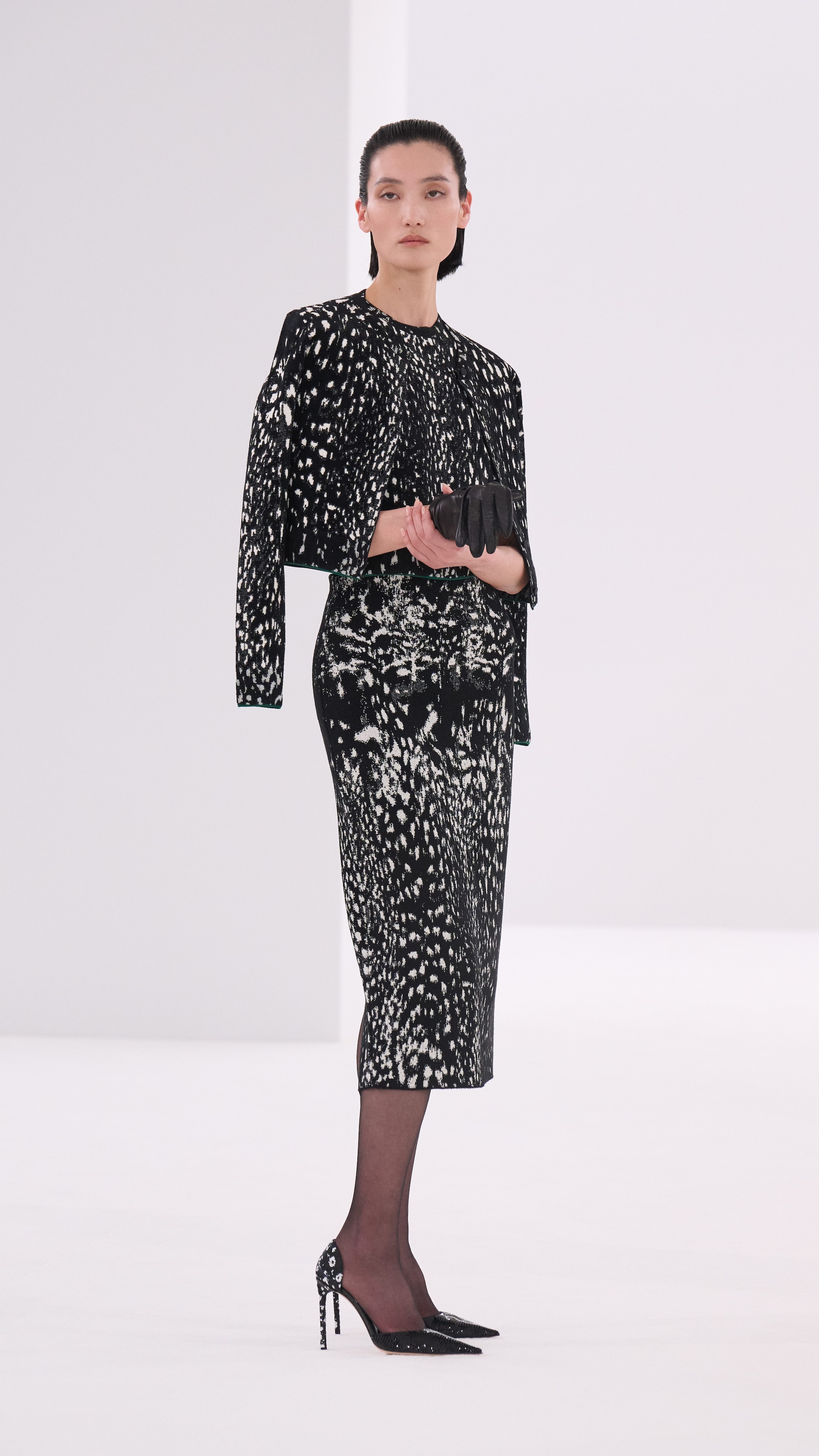 Un look della sfilata Autunno/Inverno 2026–2027 di Tom Ford