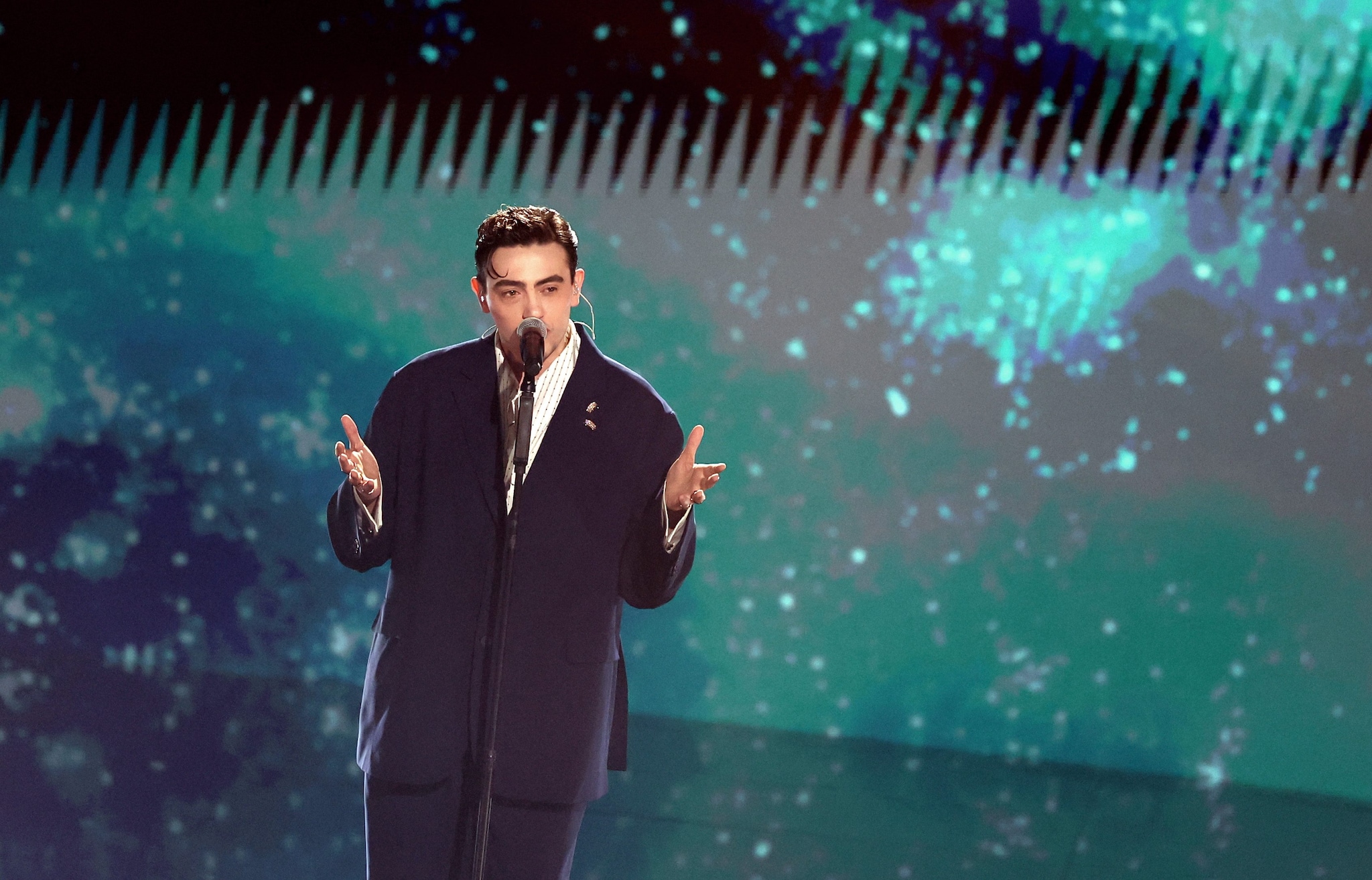 Michele Bravi in Antonio Marras nella prima puntata di Sanremo Top