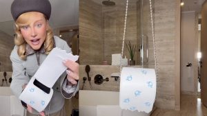 La moda gioca con l’ordinario: alle sfilate spunta la borsa a forma di carta igienica