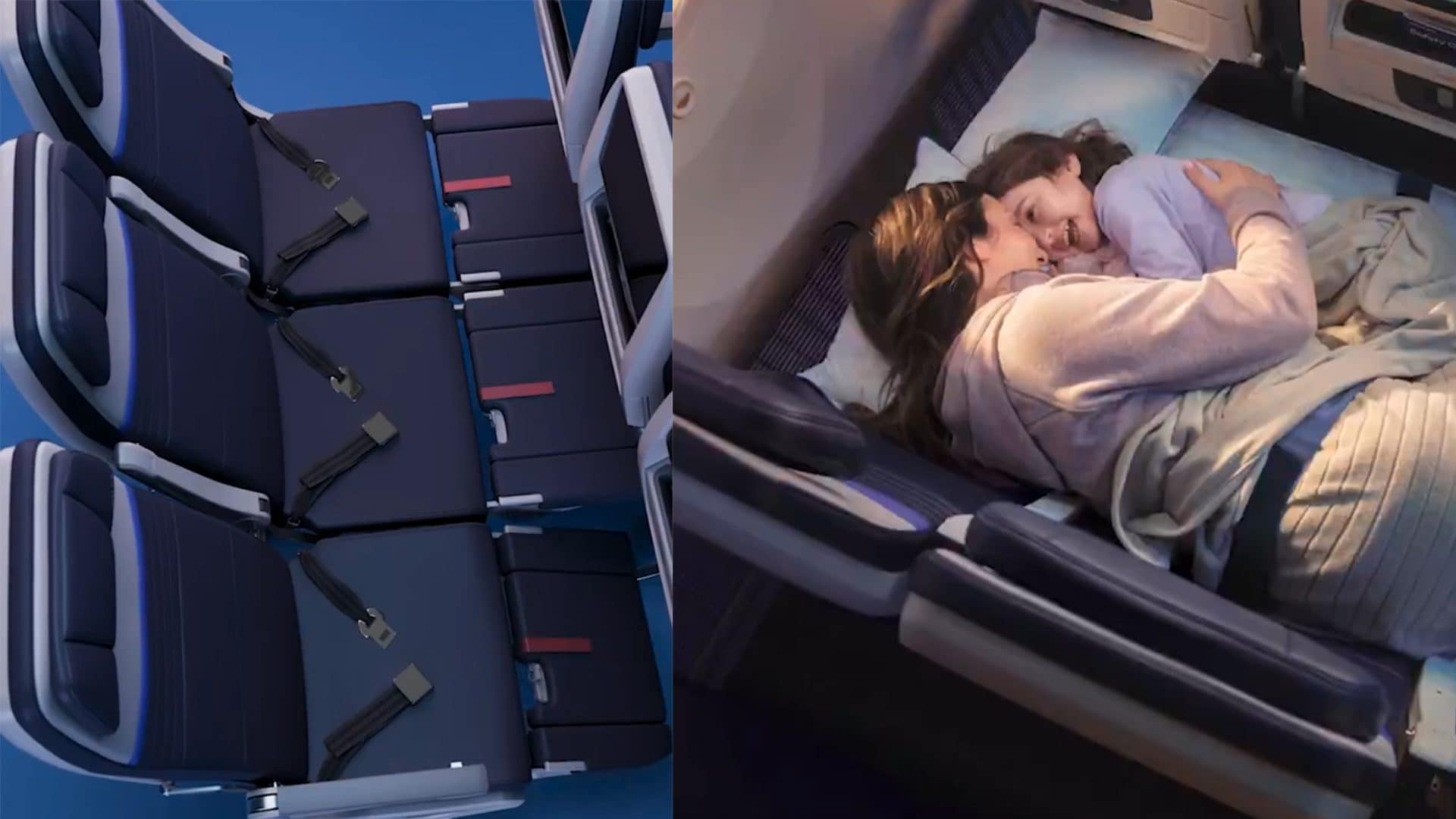 United Airlines trasforma i sedili in divani: Relax Row debutta nel 2026 sui voli a lungo raggio