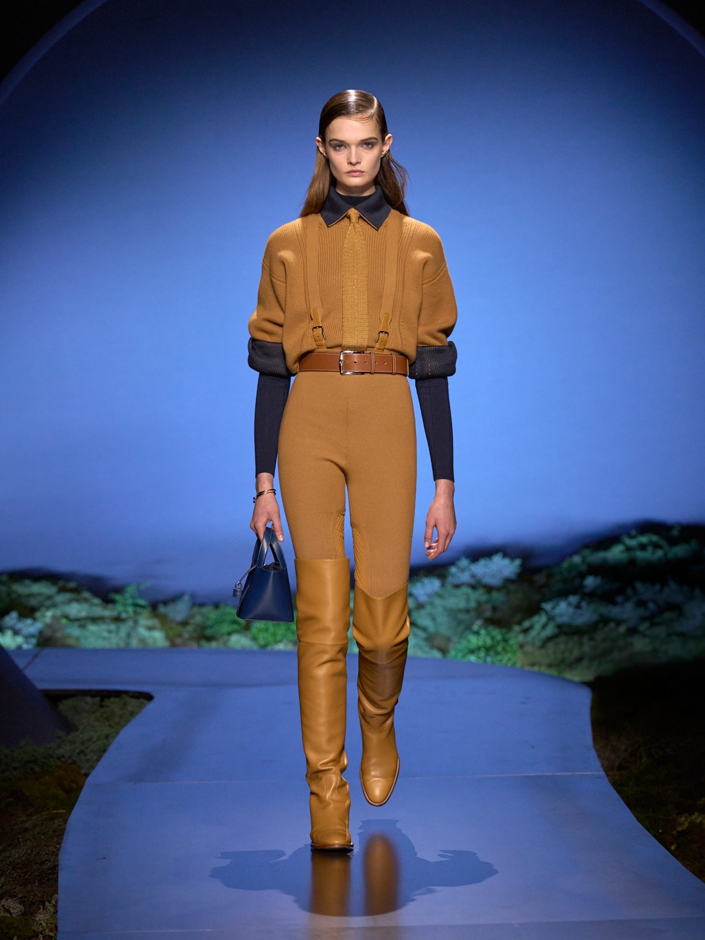 Look con leggings Hermes