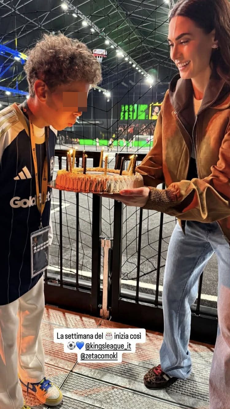 Melissa Satta e il figlio Maddox