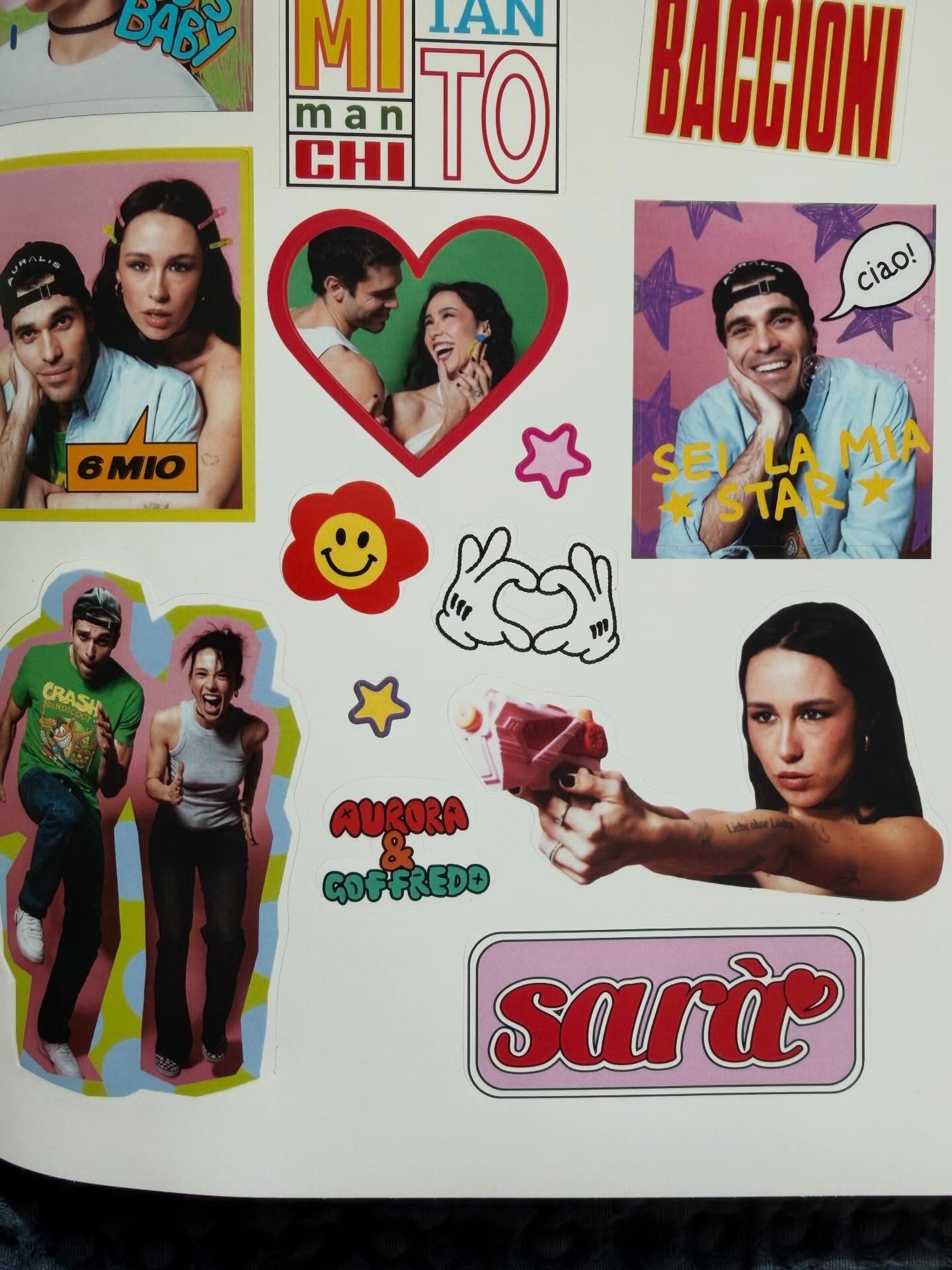 Gli adesivi di Goffredo e Aurora