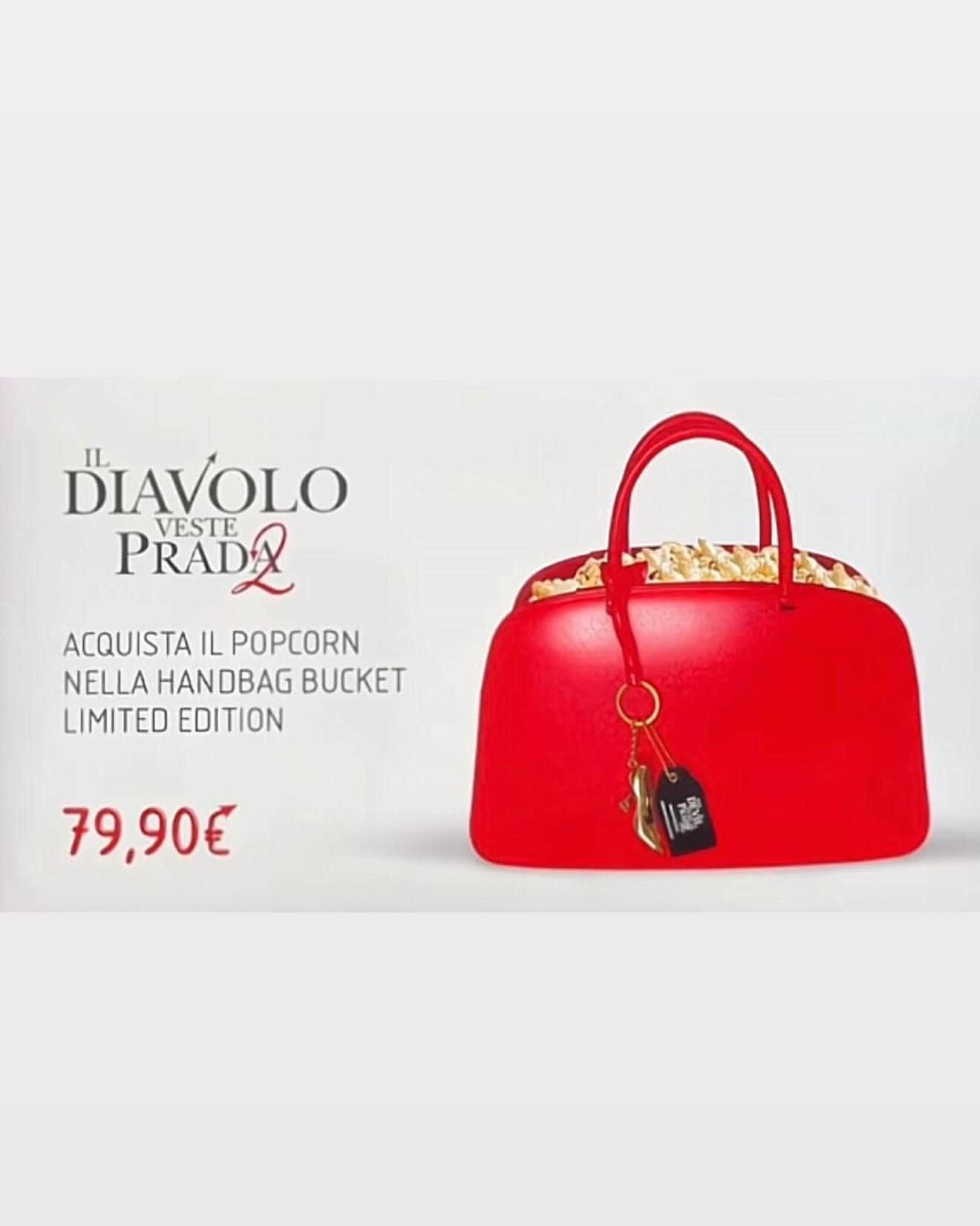 The Devil Wears Prada 2 Handbag Popcorn Bucket