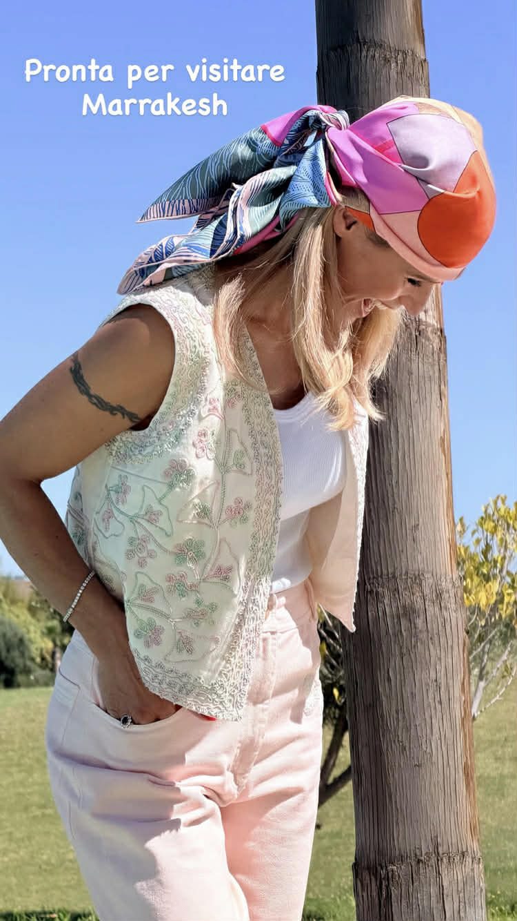 Michelle Hunziker alla scoperta di Marrakech