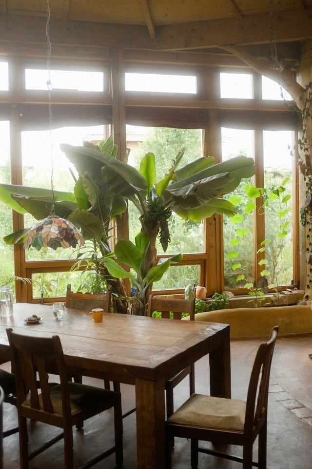 Gli interni dell’eco villaggio