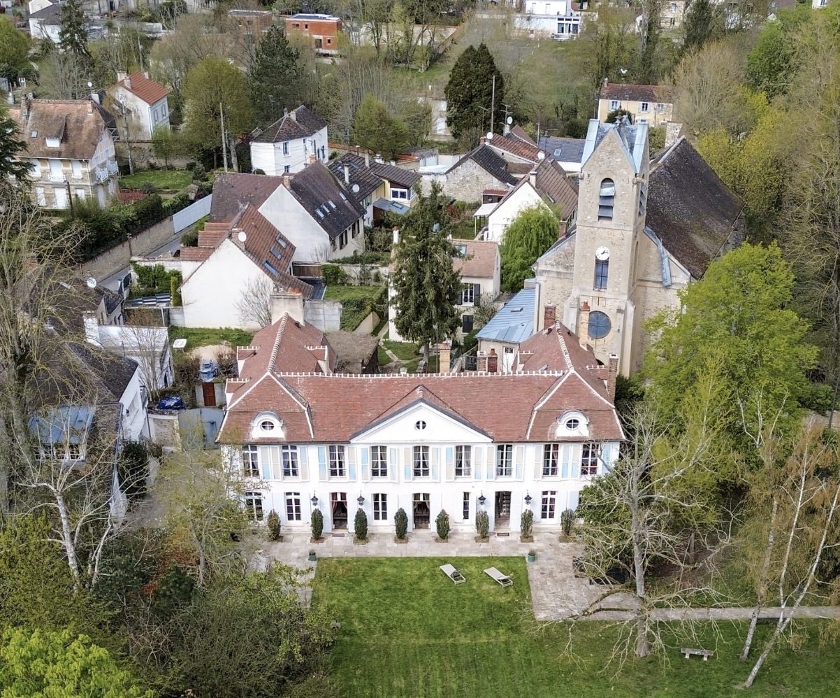 Il Manoir du Mée visto dall’alto