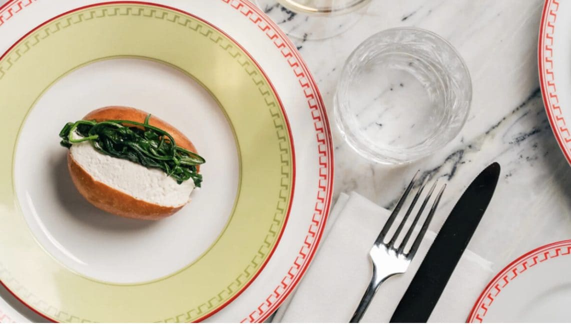 Il maritozzo cicoria e ricotta di Carlo Cracco