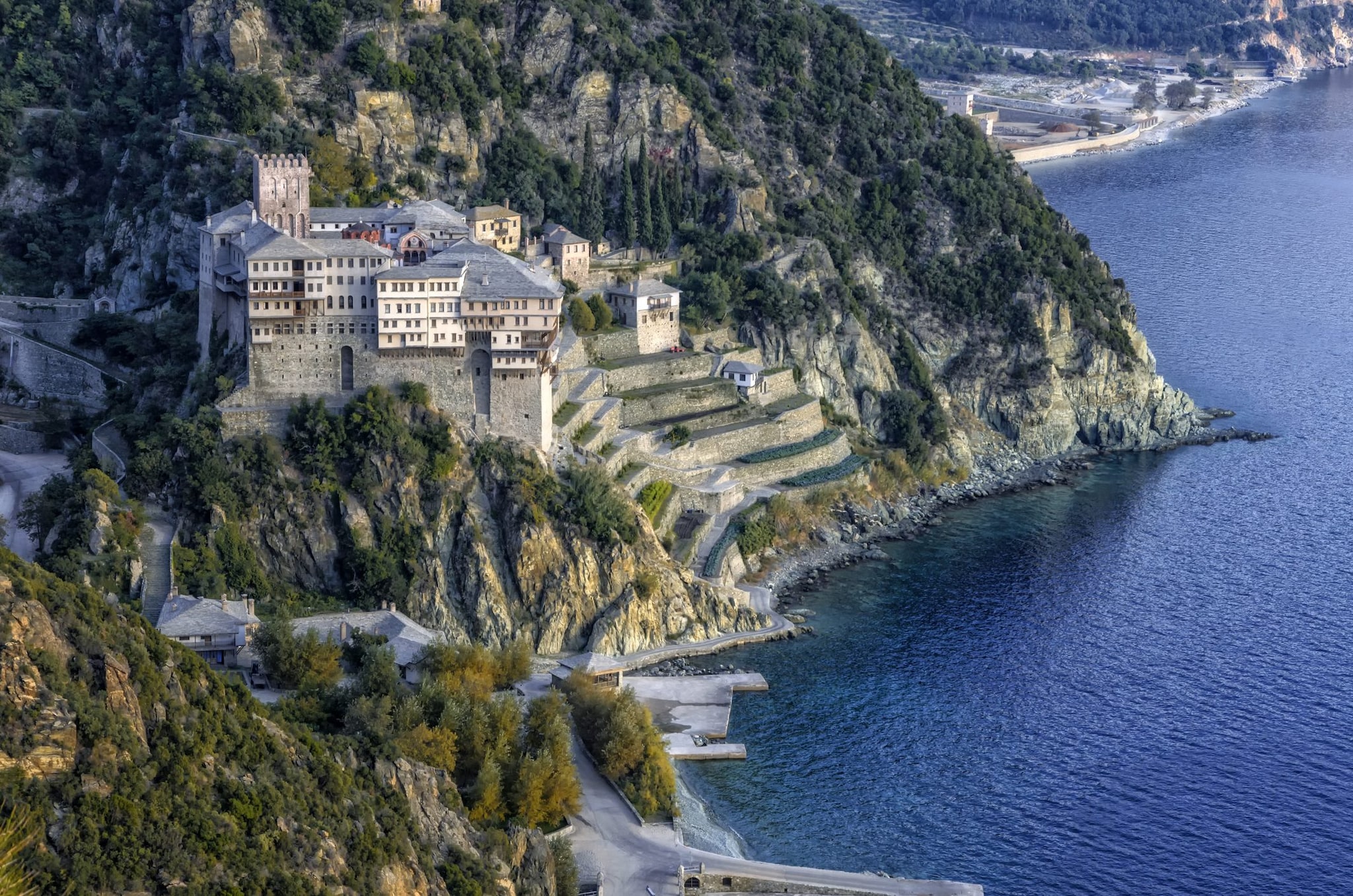 Il monastero di Dionisiou, Monte Athos