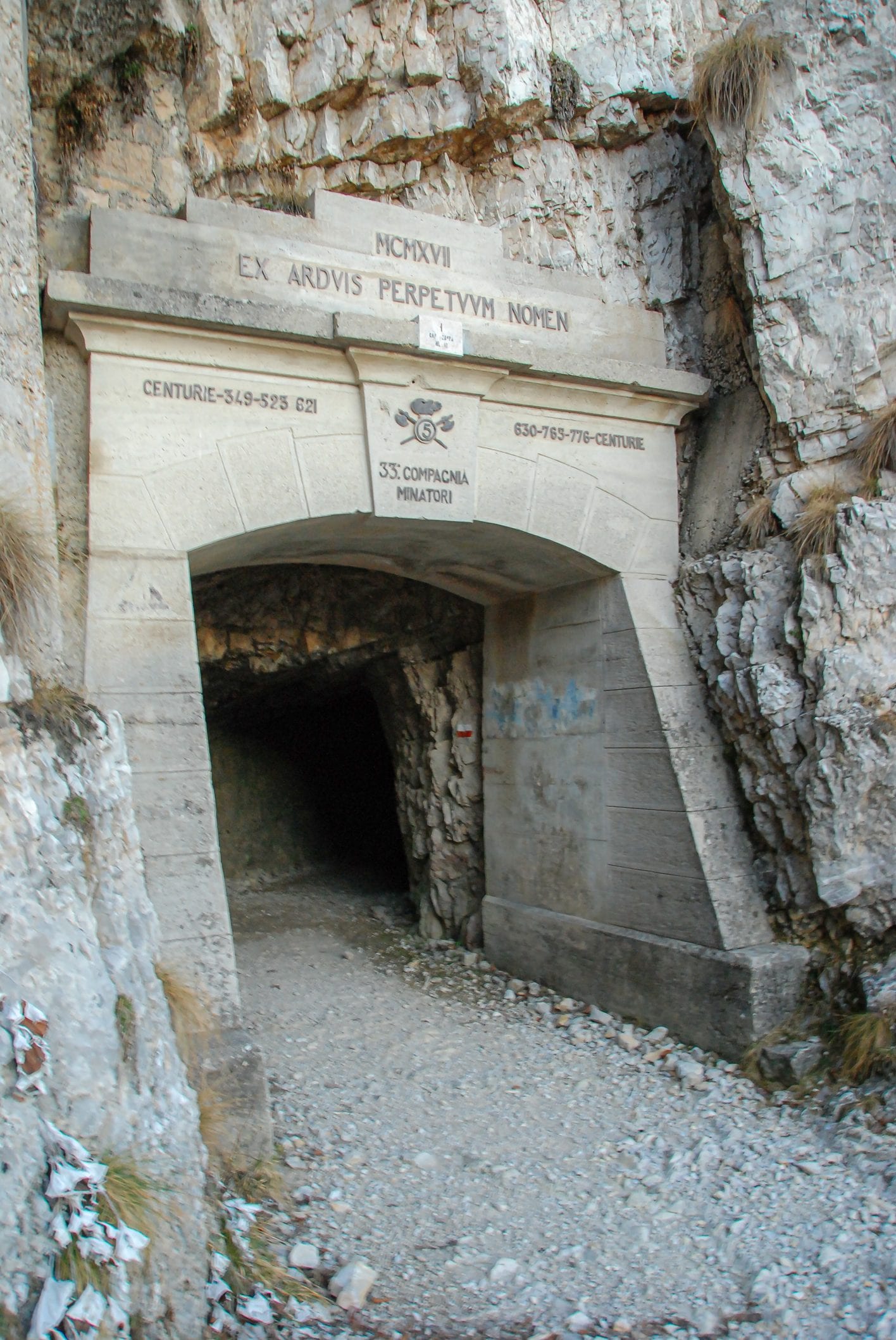 La Strada delle 52 Gallerie costruita durante la Grande Guerra