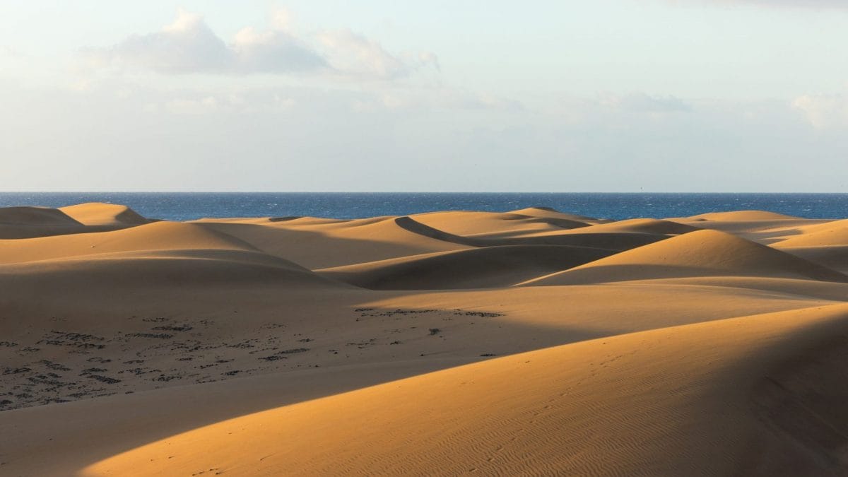 La spiaggia di Maspalomas