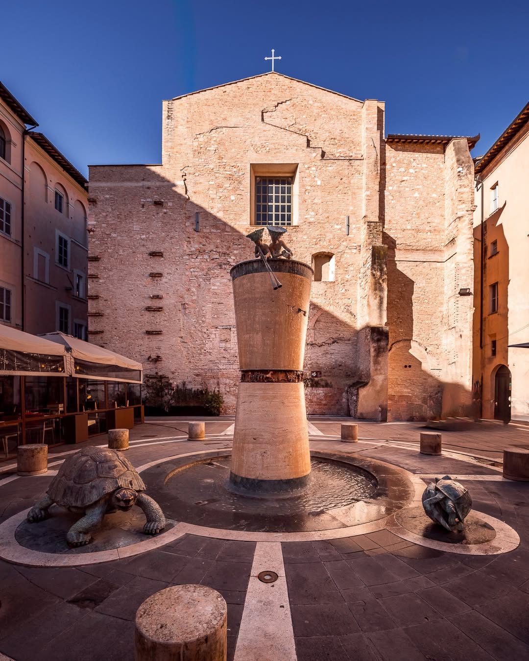 Piazza Don Minzoni a Foligno