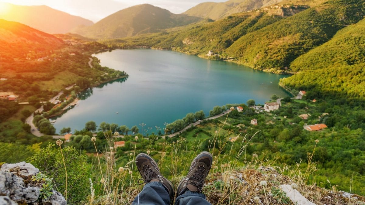 Scanno e il lago a forma di cuore