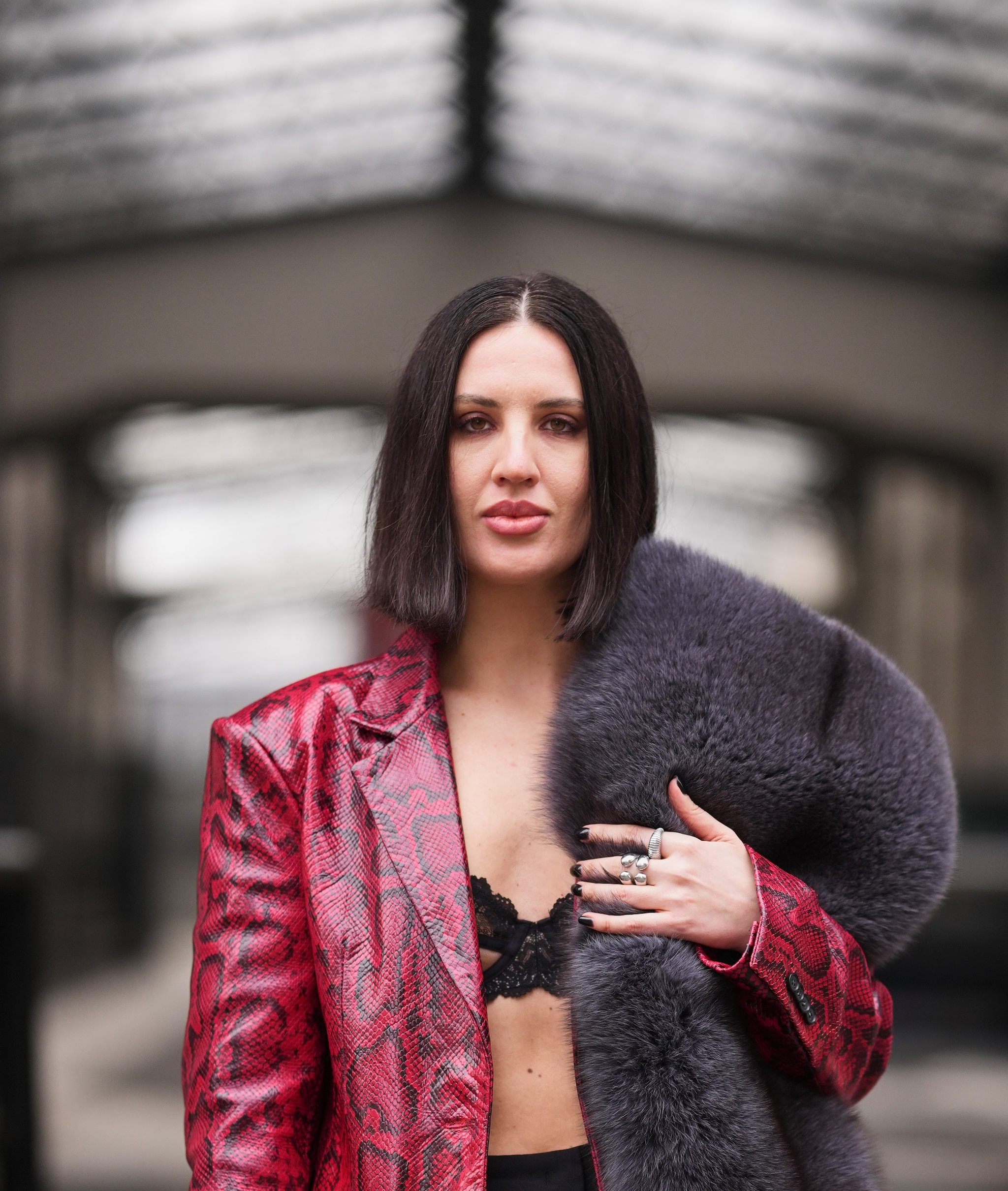 Un’ospite della Milano Fashion Week