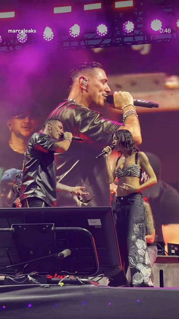 Elodie al concerto di Marracash