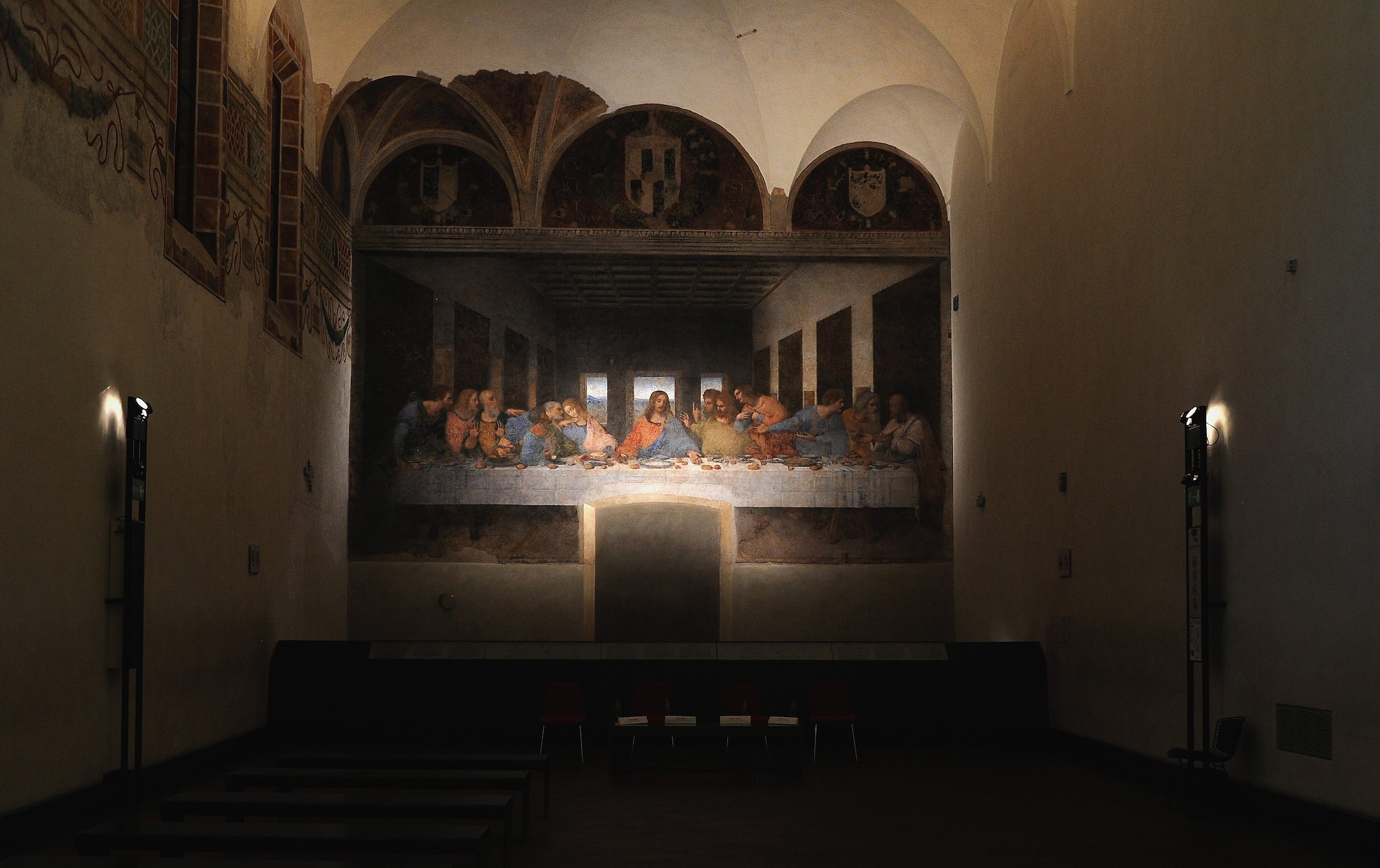 La sala del Cenacolo a Milano