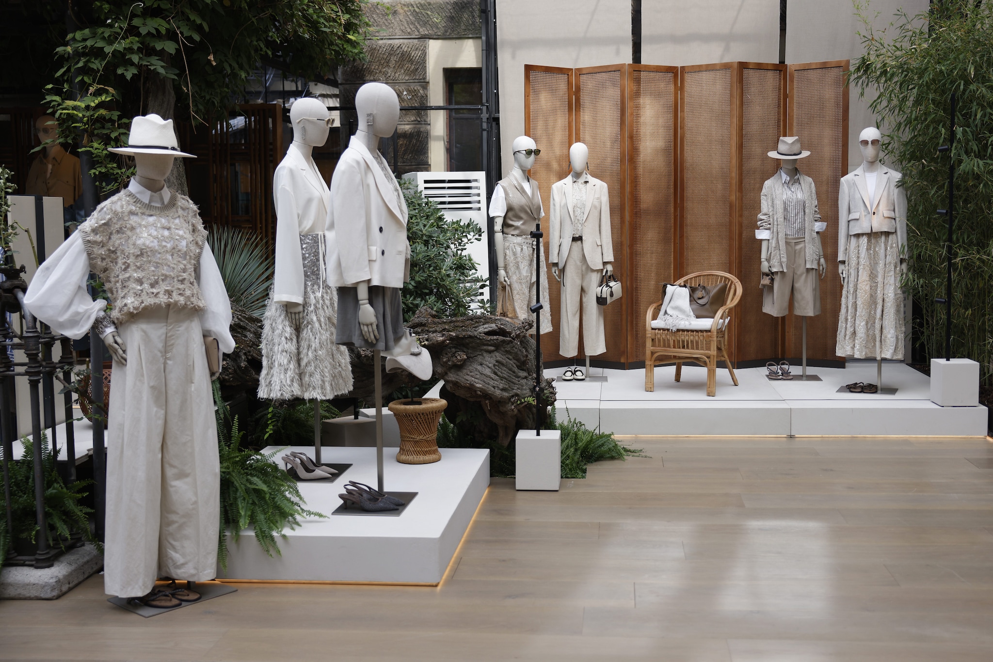 Lo showroom di Brunello Cucinelli a Milano