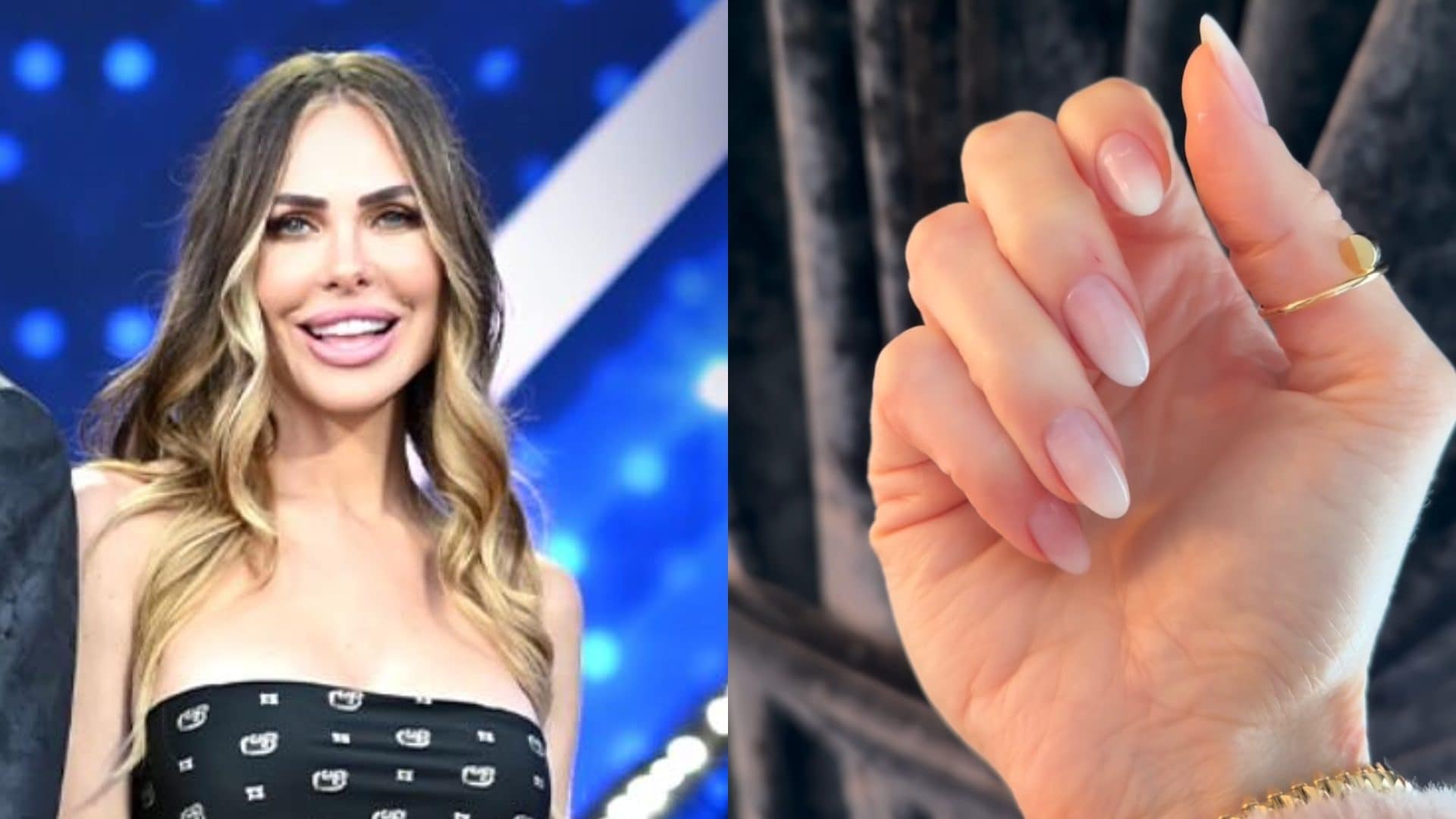 Le unghie baby boomer di Ilary Blasi sono la manicure da avere nella primavera 2026