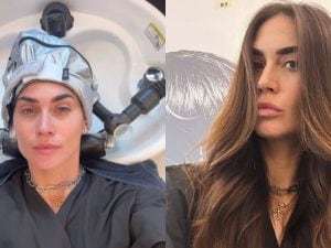 Melissa Satta prova la cuffia termica per capelli: a cosa serve il trattamento col vapore