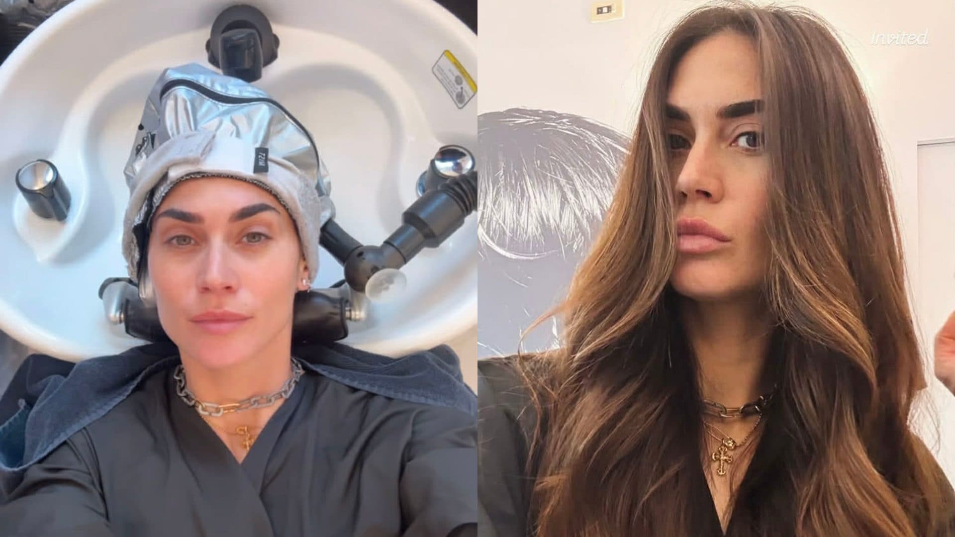 Melissa Satta prova la cuffia termica per capelli: a cosa serve il trattamento col vapore