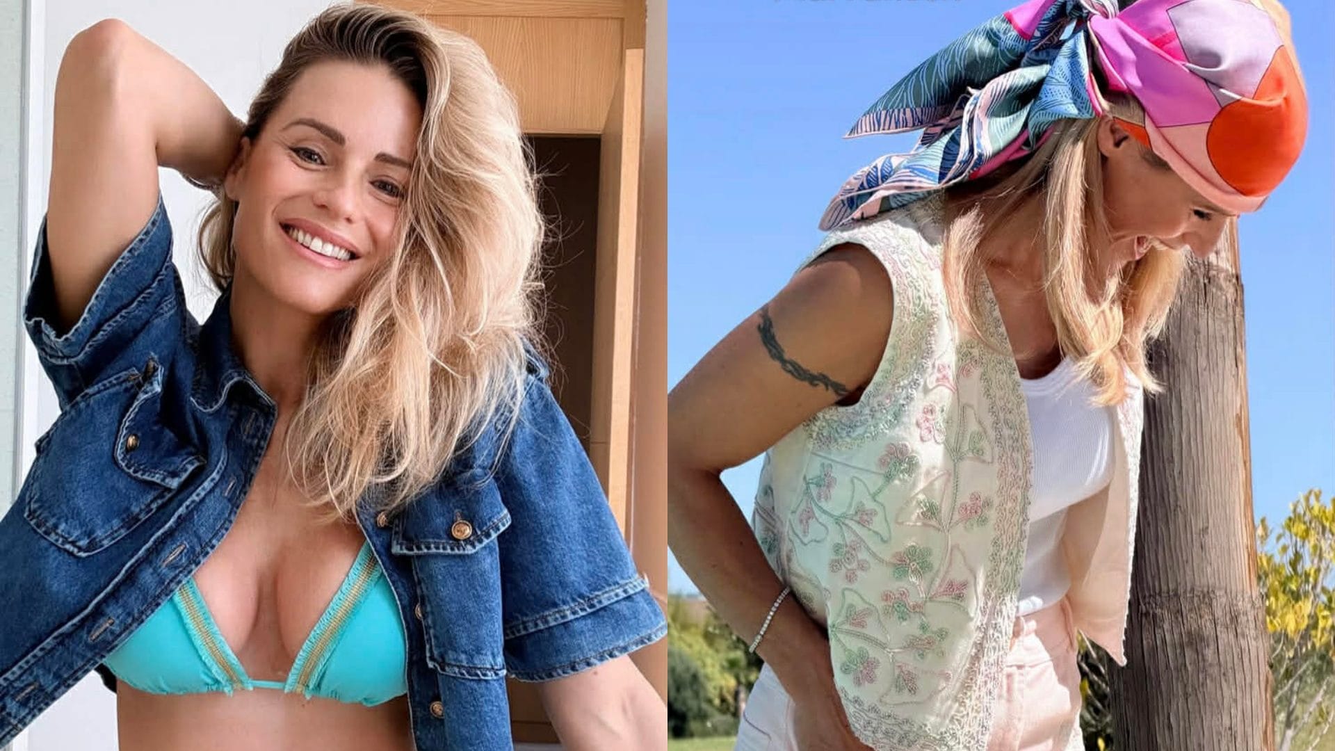 La Pasqua 2026 di Michelle Hunziker comincia in bikini e bandana: dove sta trascorrendo le vacanze
