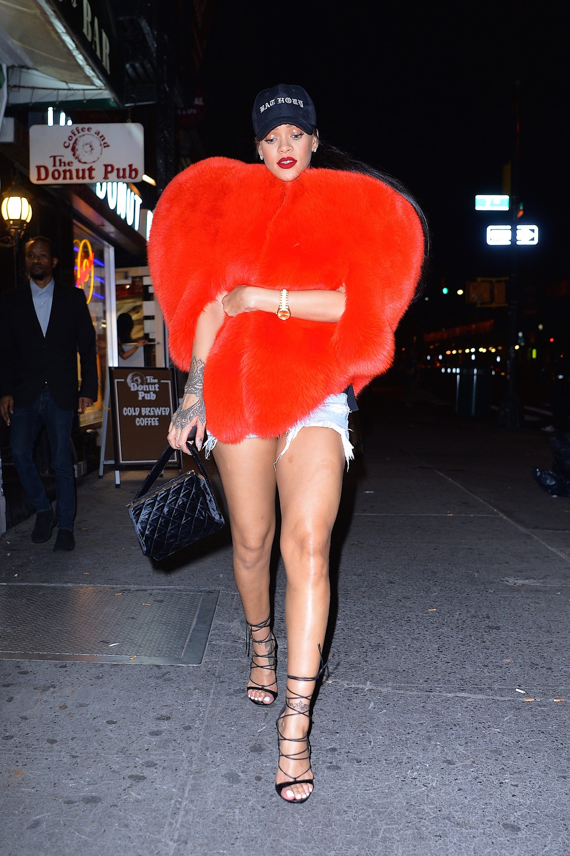 Rihanna in Saint Laurent by Hedi Slimane