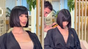 Il segreto del caschetto perfetto di Martina Miliddi è una micro rasatura sulla nuca