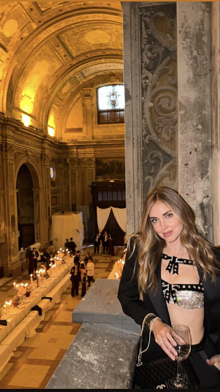 Il look da matrimonio di Chiara Ferragni