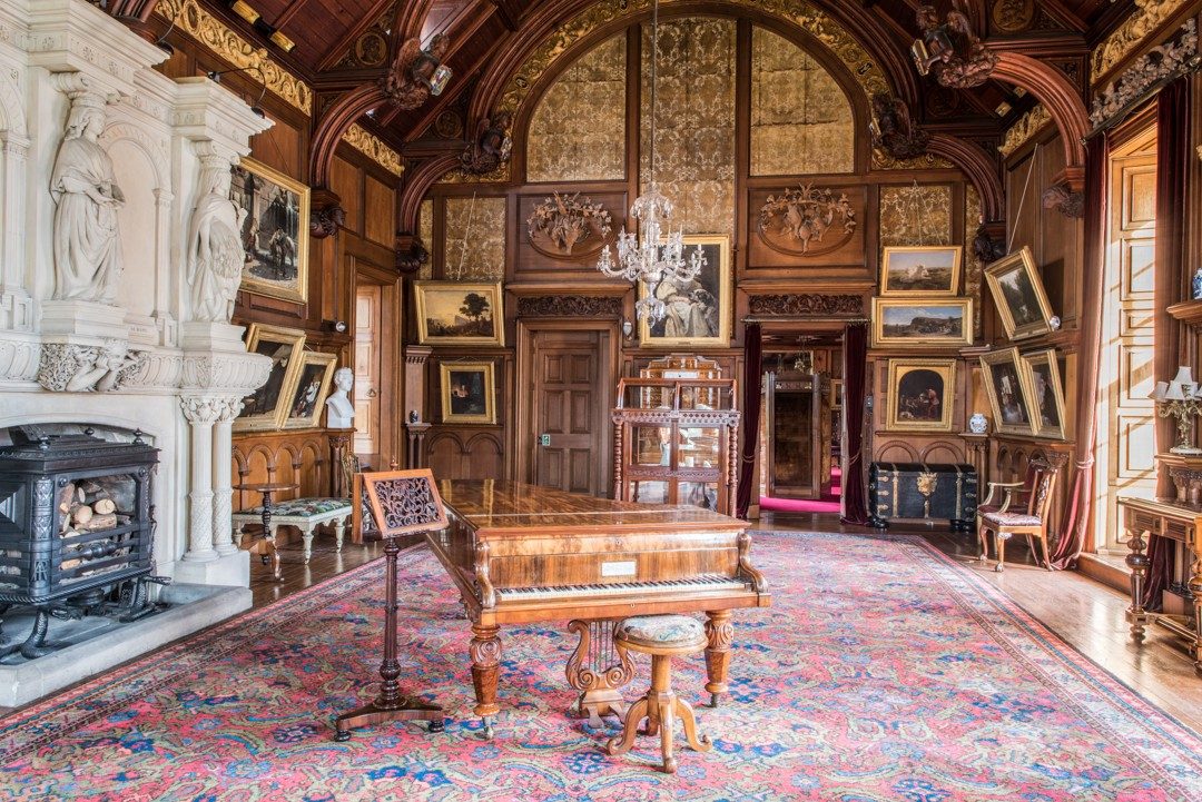 Gli interni di Hospitalfield