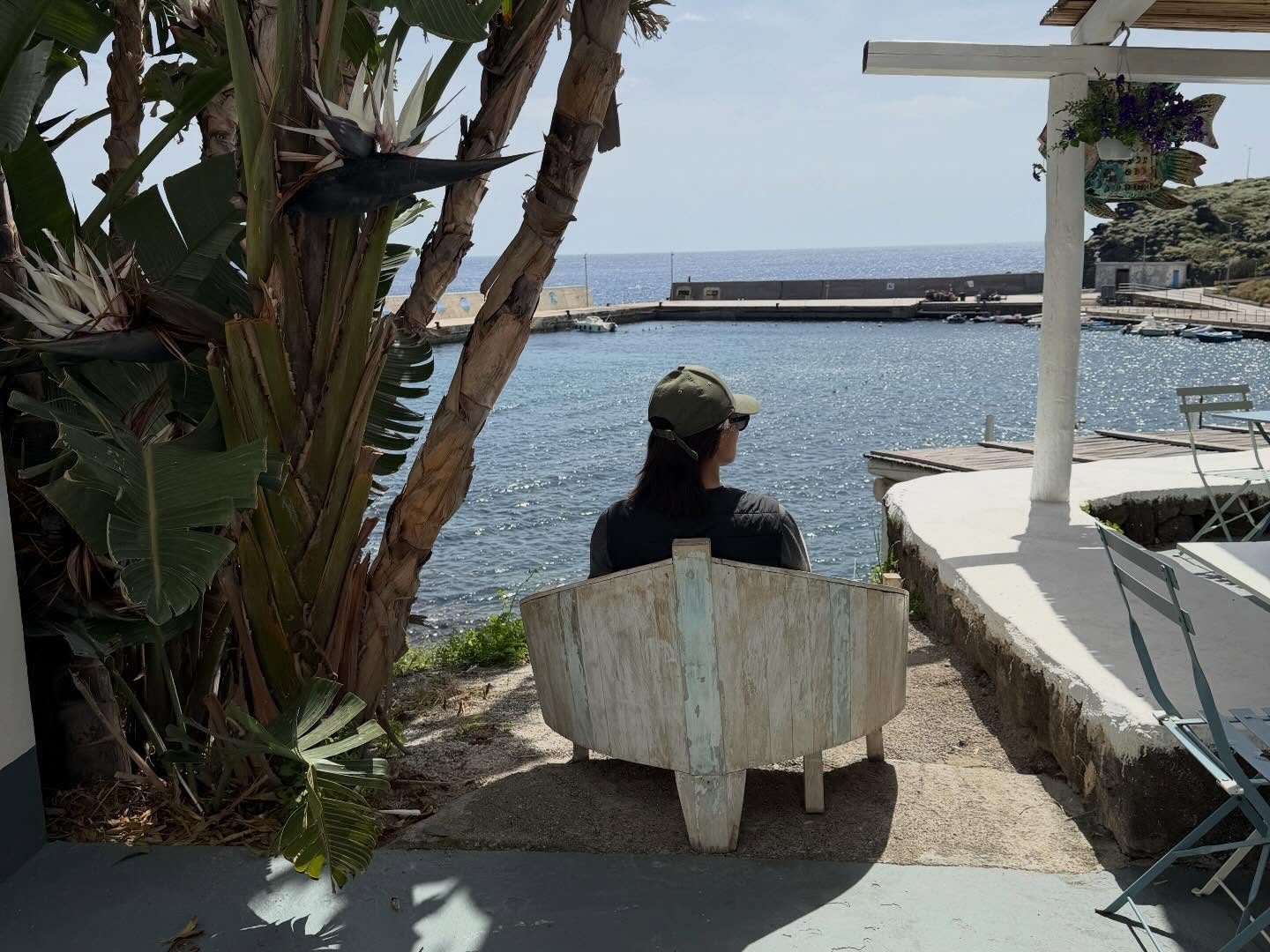 Luisa Ranieri al porticciolo di Scauri