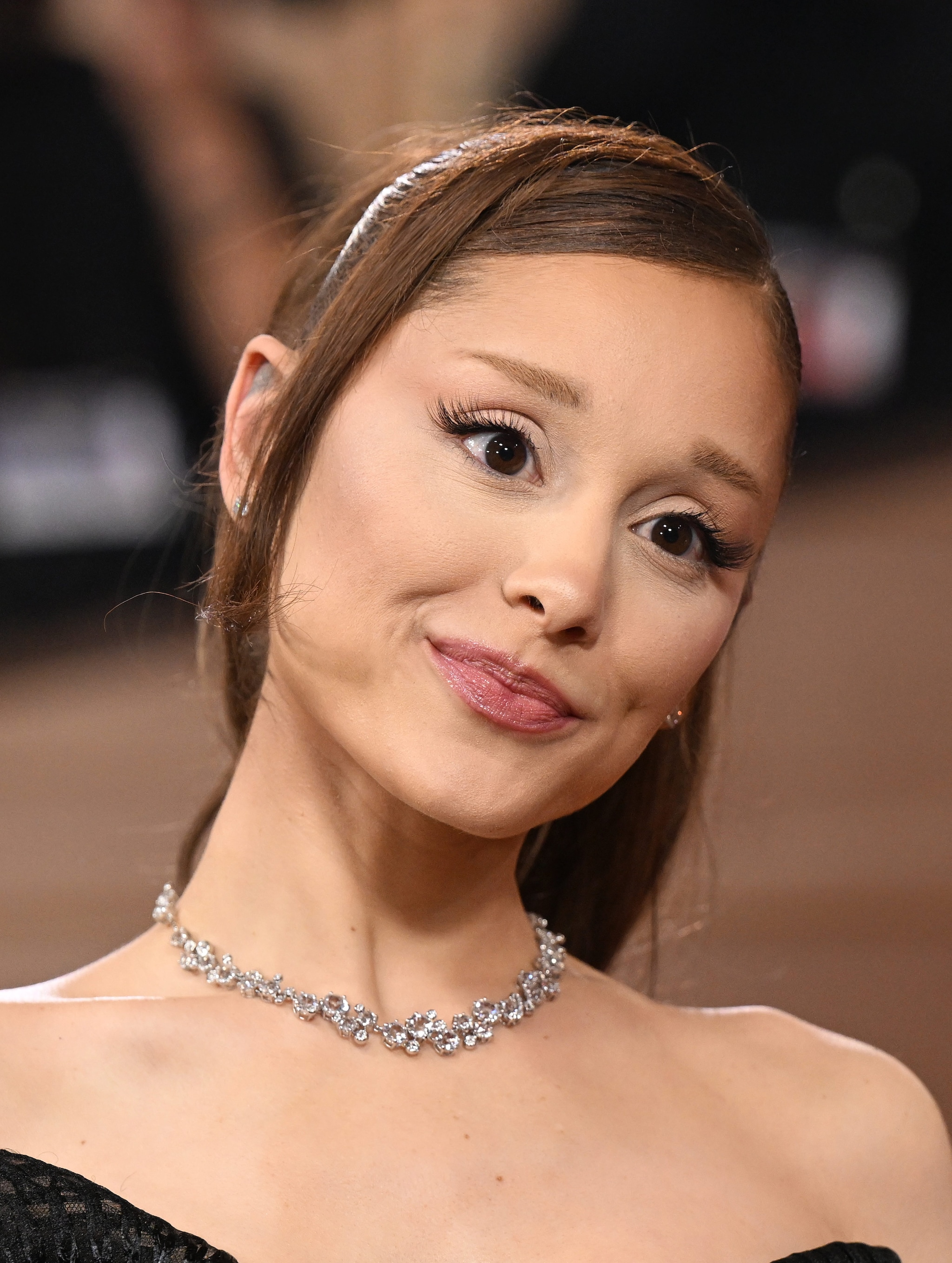 Ariana Grande con le wet lashes