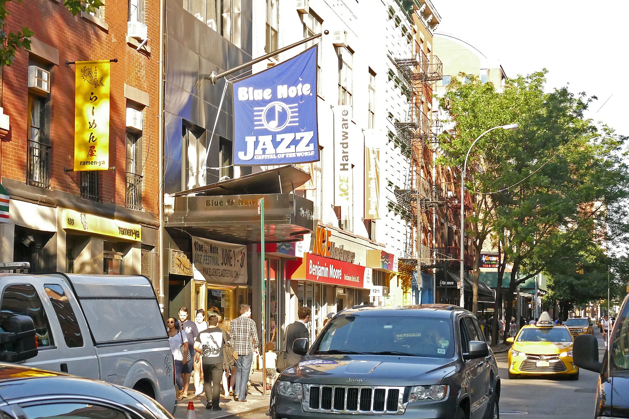 Il famoso Blue Note Jazz Club di Manhattan