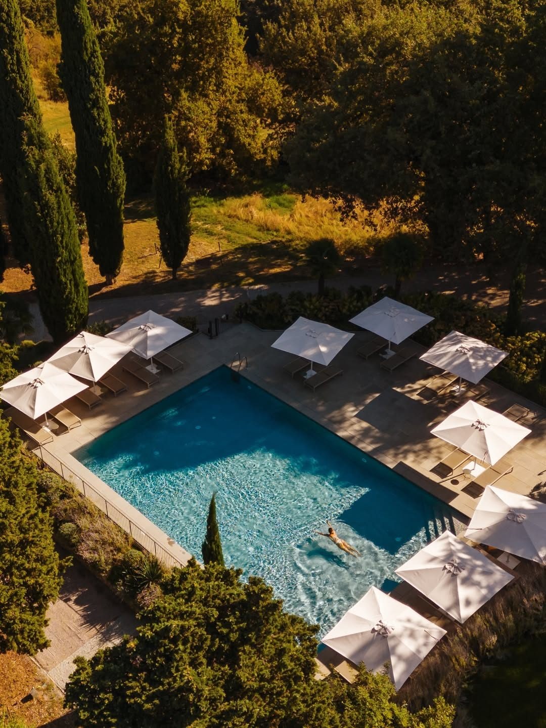 La piscina del Relais Roncolo 1888