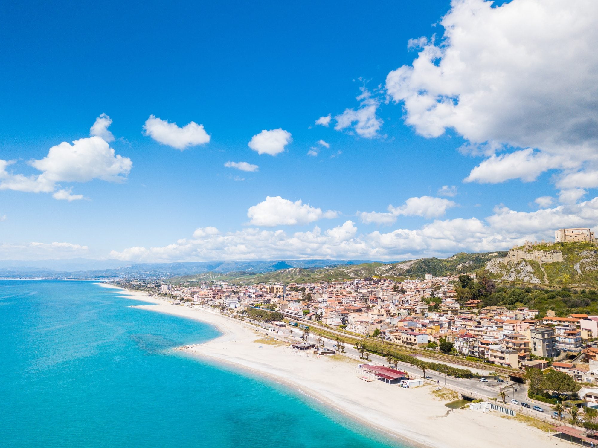 La spiaggia di Roccella Jonica