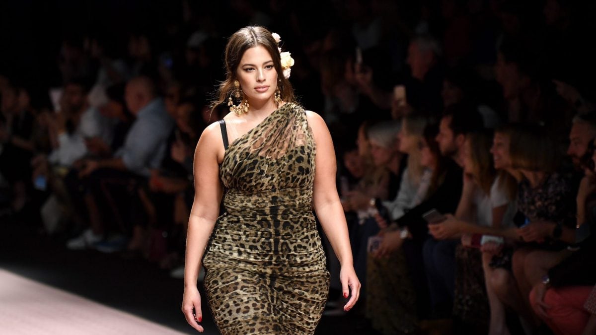 Ashley Graham sfila per Dolce&Gabbana