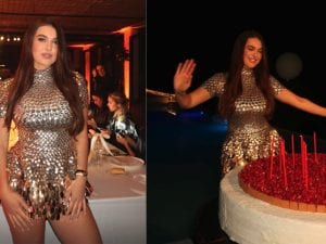 Chanel Totti, compleanno in grande stile: per i 19 anni festa in piscina con la tutina di paillettes