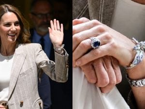 Kate Middleton in Italia col braccialetto dell’amicizia: è un omaggio ai figli George, Charlotte e Louis
