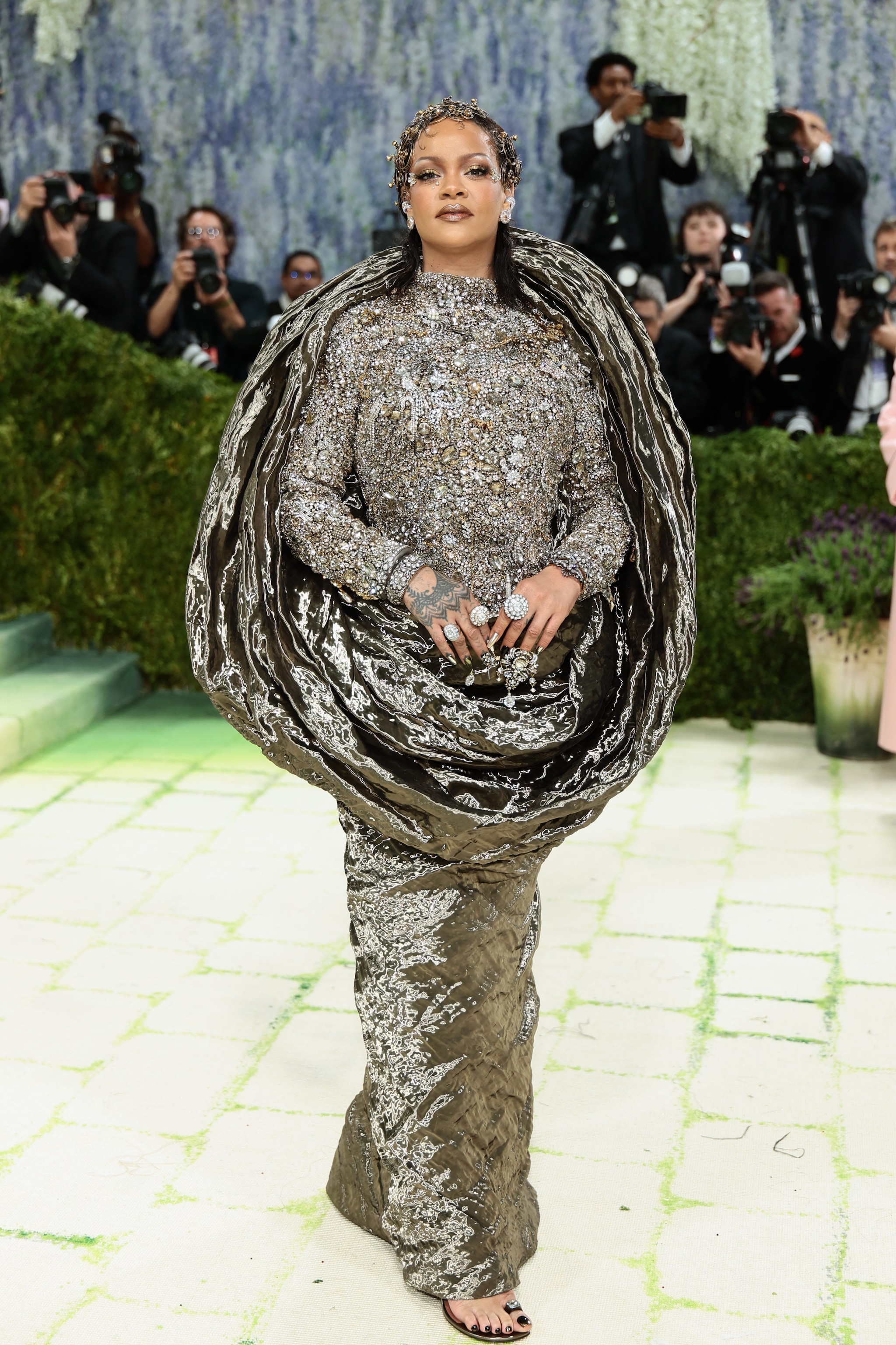 Rihanna in Maison Margiela couture