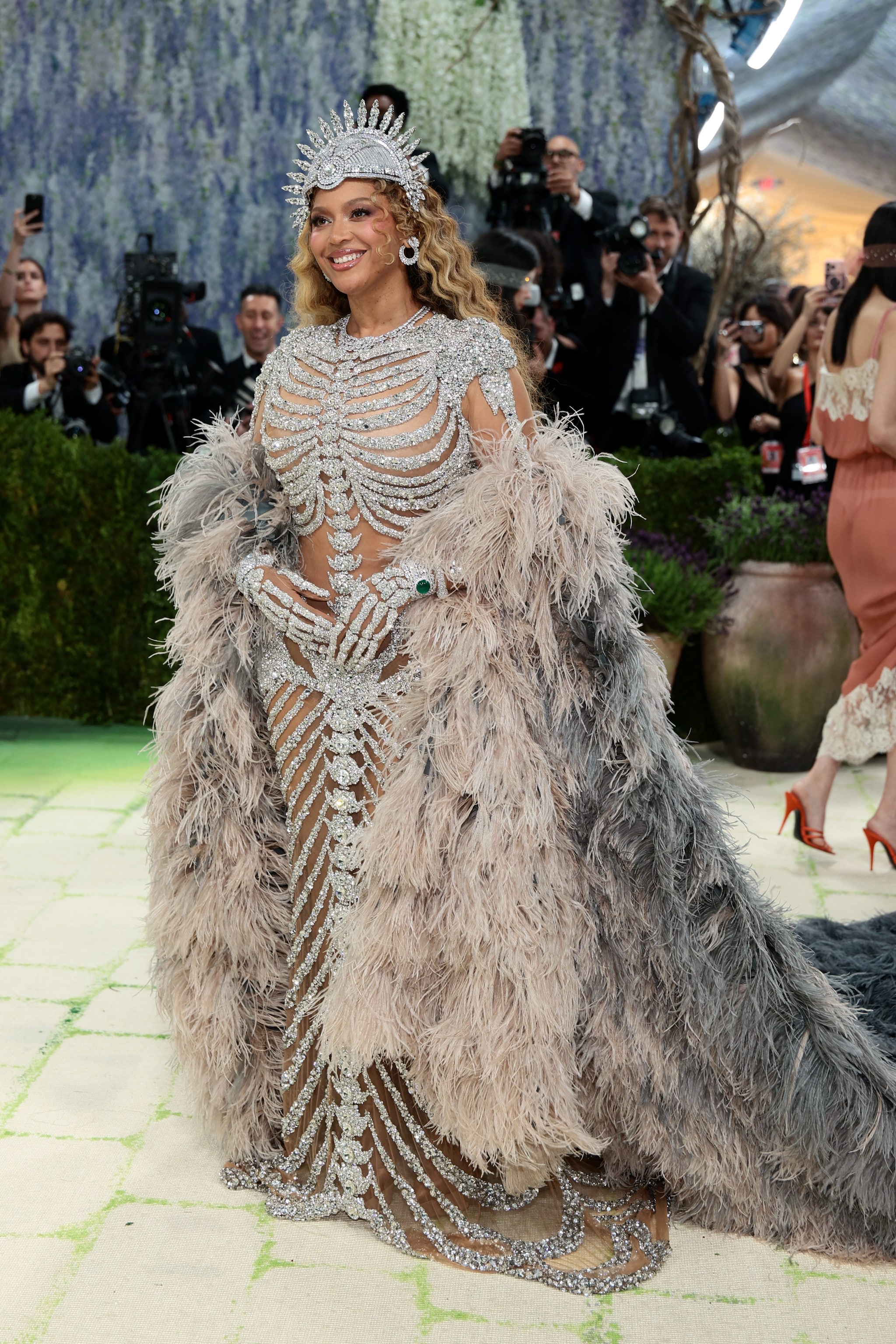 Beyoncé in custom Olivier Rousteing