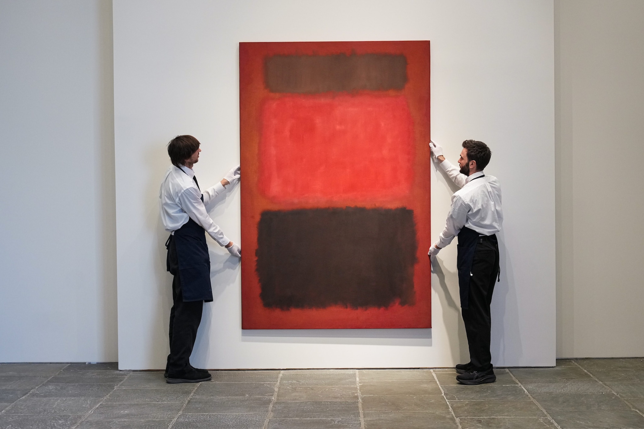 Brown and Blacks in Reds by Mark Rothko