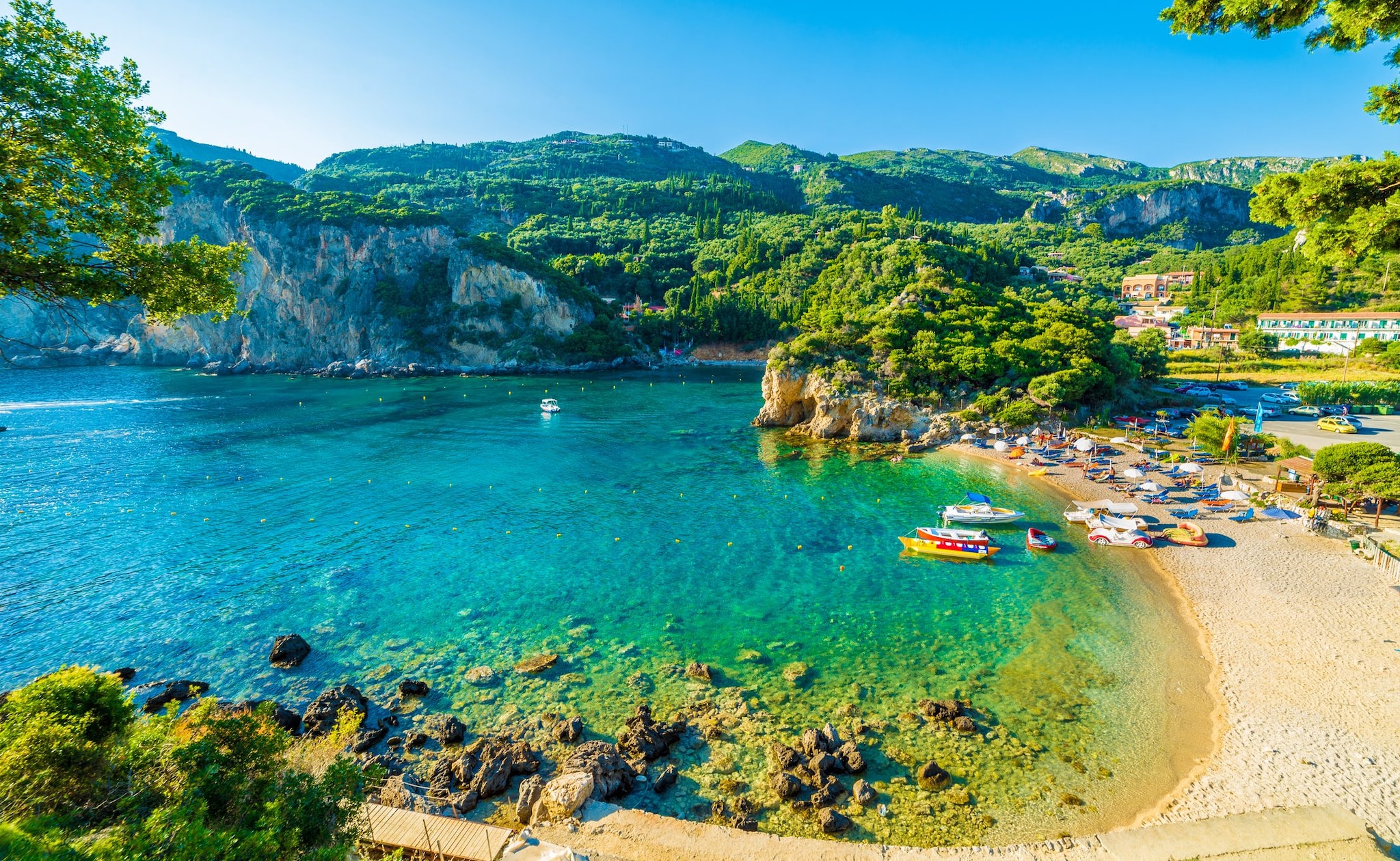 Spiaggia di Paleokastritsa, Corfù – Grecia