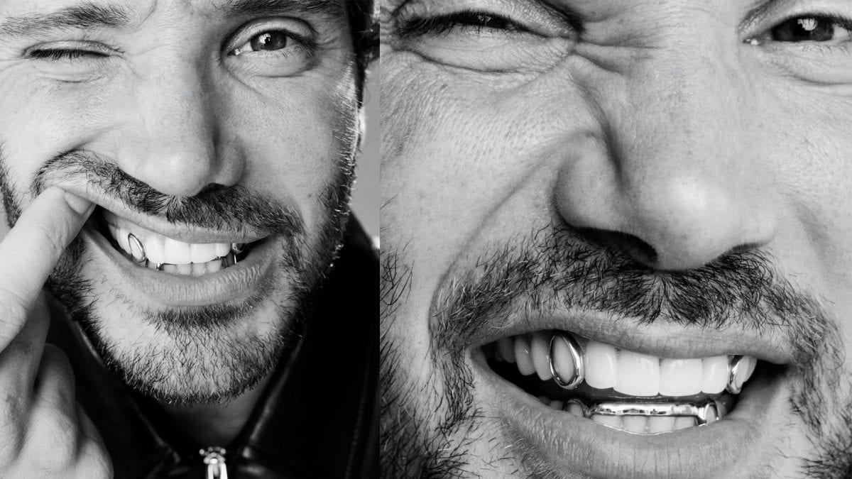 Stefano de Martino con i grillz, foto di Raffaele Marone