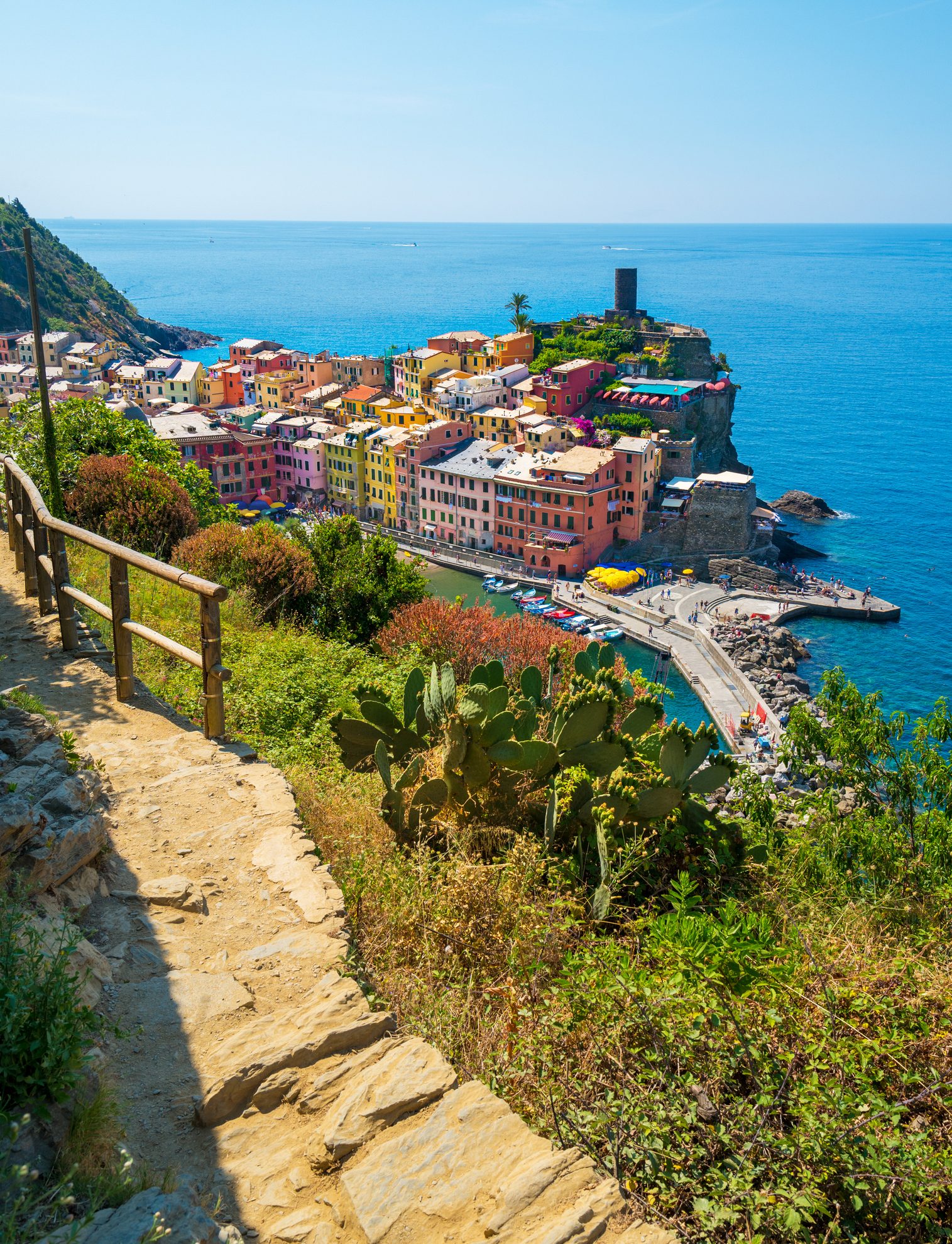 Veduta aerea di Vernazza