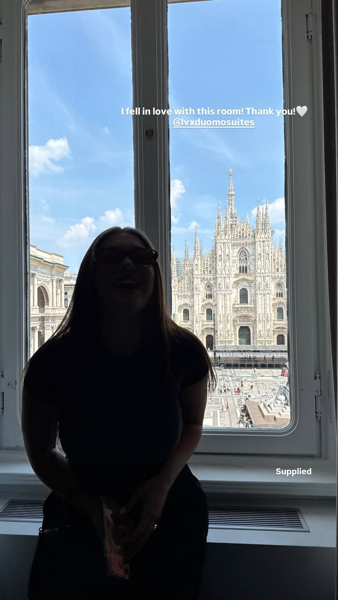 Chanel Totti in una delle suite di LVX DUOMO