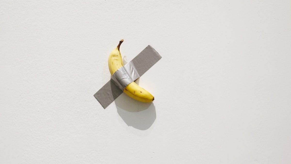 Comedian di Maurizio Cattelan