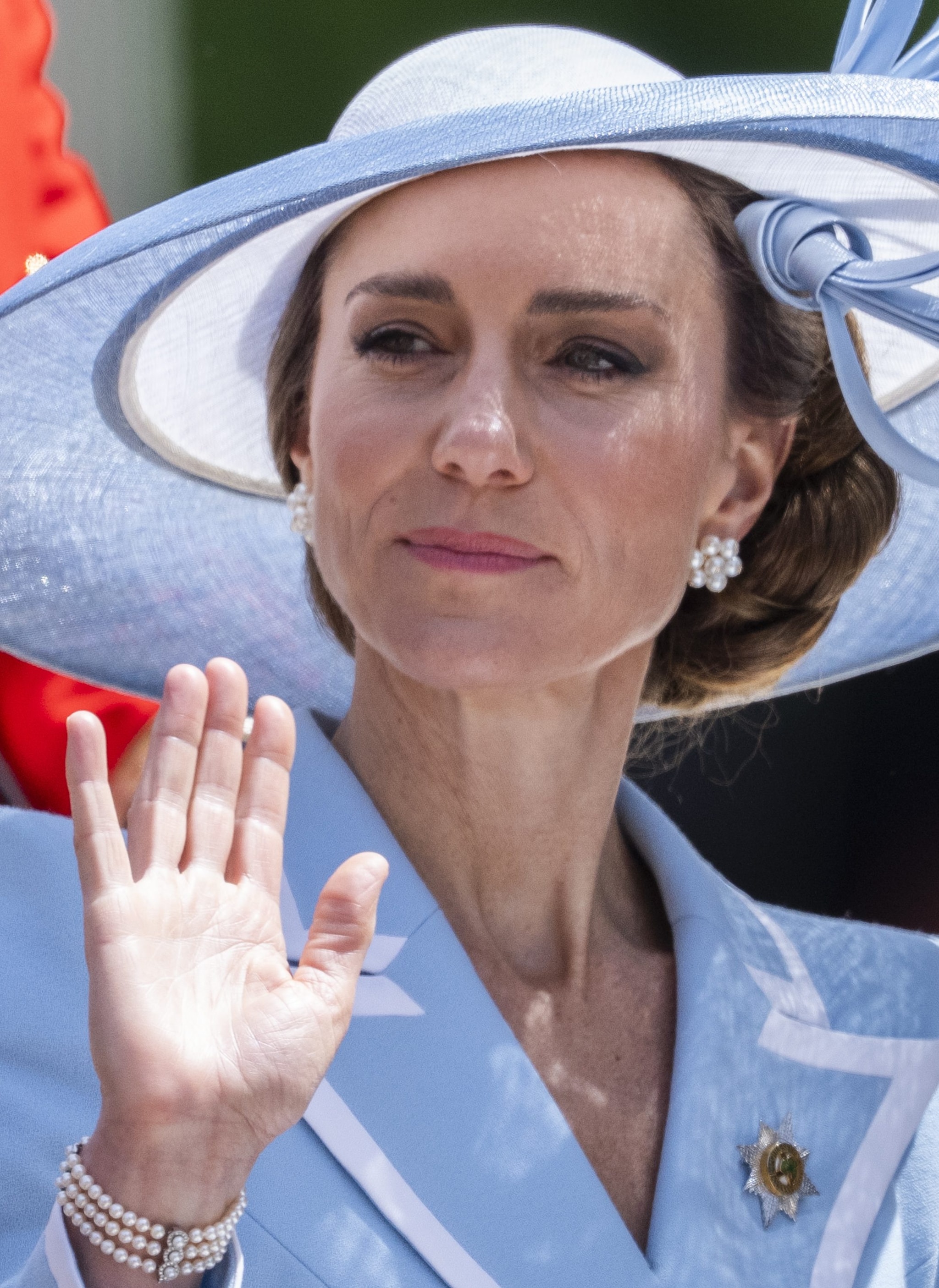 Kate Middleton col bracciale di perle di Lady Diana
