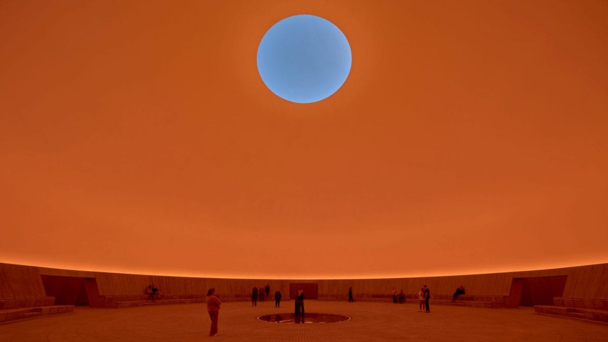 James Turrell, As Seen Below. Sunset, foto di Adam Mørk