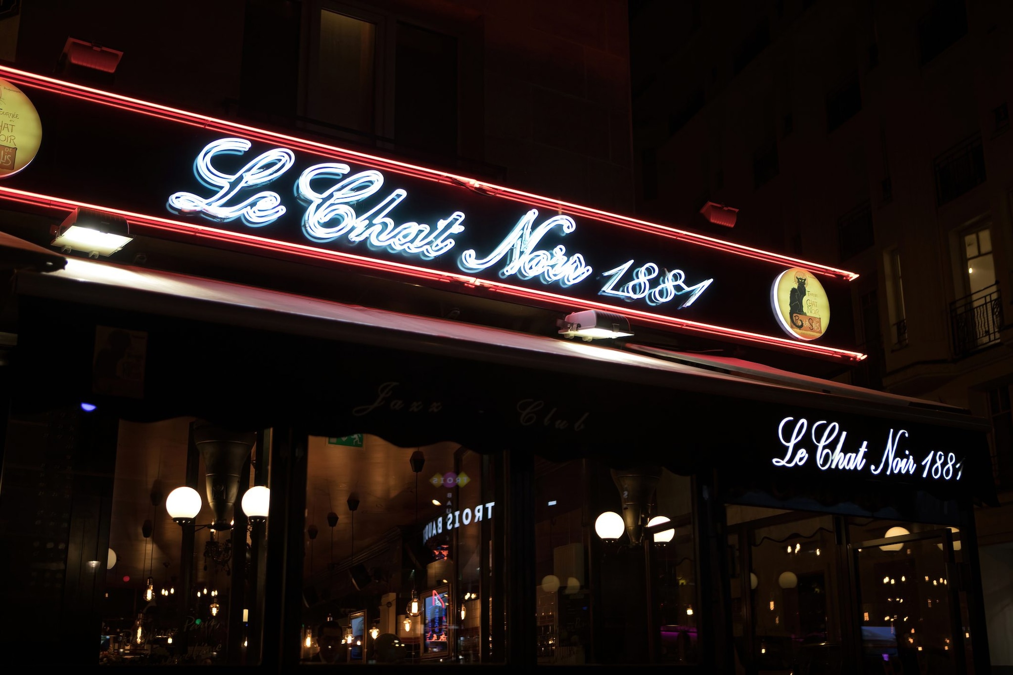 L’insegna de Le Chat Noir