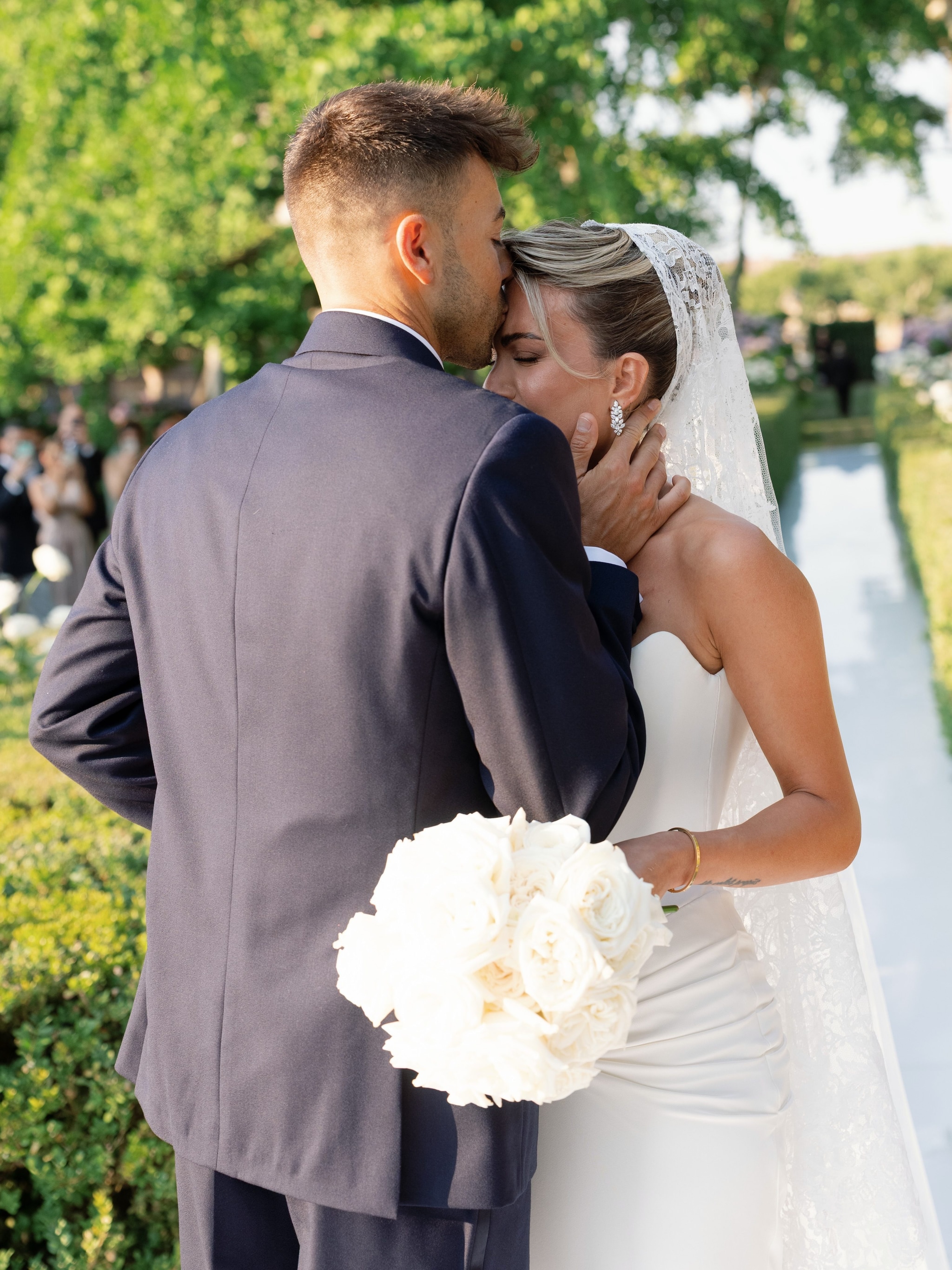 Ludovica Pagani e Stephan El Shaarawy al matrimonio